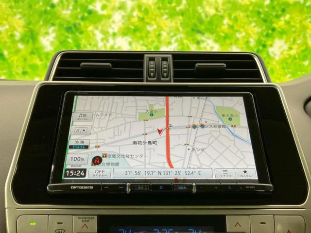 ランドクルーザープラド ４ＷＤ　ＴＸ　サンルーフ／モデリスタエアロ／保証書／社外　９インチ　ＳＤナビ／トヨタセーフティセンス／ドライブレコーダー　前後／ヘッドランプ　ＬＥＤ／Ｂｌｕｅｔｏｏｔｈ接続／ＥＴＣ／ＥＢＤ付ＡＢＳ　フルエアロ（9枚目）