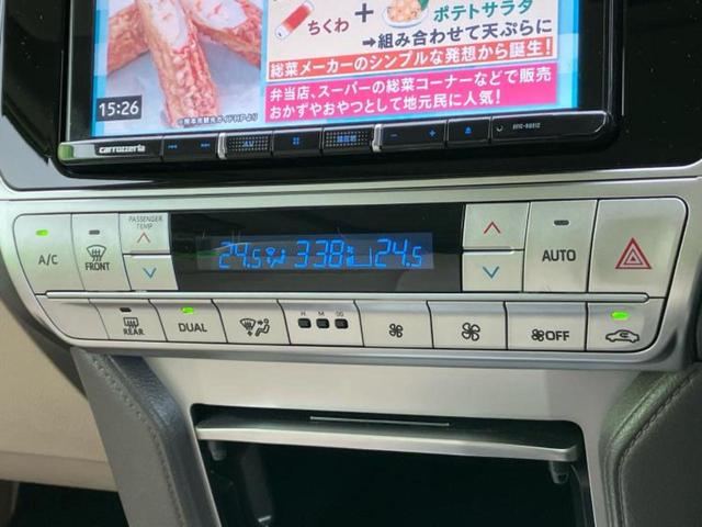 ランドクルーザープラド ４ＷＤ　ＴＸ　サンルーフ／モデリスタエアロ／保証書／社外　９インチ　ＳＤナビ／トヨタセーフティセンス／ドライブレコーダー　前後／ヘッドランプ　ＬＥＤ／Ｂｌｕｅｔｏｏｔｈ接続／ＥＴＣ／ＥＢＤ付ＡＢＳ　フルエアロ（12枚目）