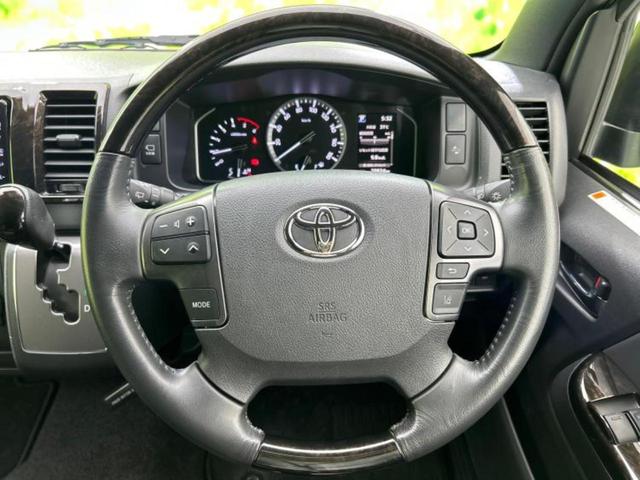 ハイエースバン ロングスーパーＧＬダークプライム２　保証書／純正　ＳＤナビ／フリップダウンモニター　純正　１２．１インチ／トヨタセーフティセンス／両側電動スライドドア／パノラミックビューモニター／車線逸脱防止支援システム／シート　ハーフレザー　禁煙車（15枚目）