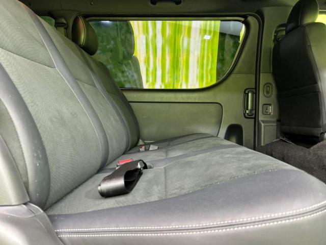 ハイエースバン ロングスーパーＧＬダークプライム２　保証書／純正　ＳＤナビ／フリップダウンモニター　純正　１２．１インチ／トヨタセーフティセンス／両側電動スライドドア／パノラミックビューモニター／車線逸脱防止支援システム／シート　ハーフレザー　禁煙車（22枚目）