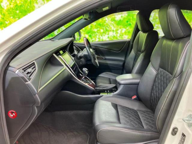 ハリアー プレミアム　新品タイヤ／保証書／純正　９インチ　ＳＤナビ／車線逸脱防止支援システム／シート　ハーフレザー／電動バックドア／ドライブレコーダー　純正／ヘッドランプ　ＬＥＤ／Ｂｌｕｅｔｏｏｔｈ接続／ＥＴＣ　電動シート（6枚目）