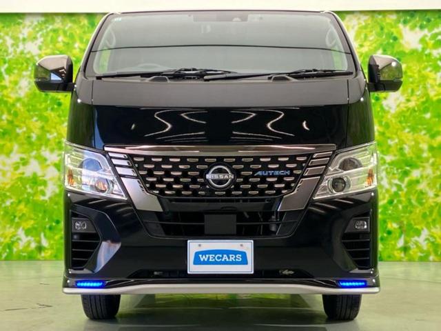 キャラバン オーテック 新品タイヤ/純正エアロ/保証書/社外 SDナビ/インテリジェントルームミラー/衝突安全装置/電動スライドドア/全方位モニター/車線逸脱防止支援システム/シート 合皮/ドライブレコーダー 前後 禁煙車(42枚目)