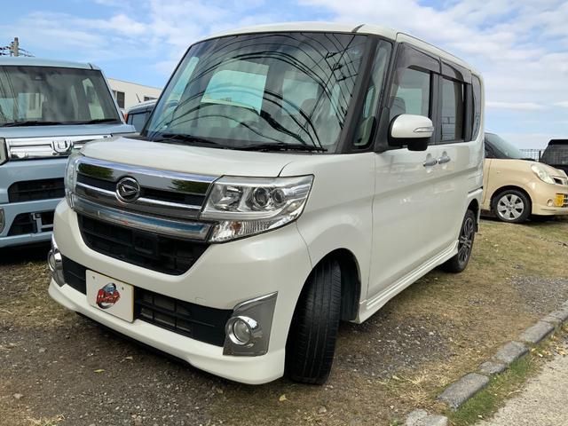 タント カスタムＲＳ　ＳＡ　ワンオーナー　平成２７年から令和７年までの整備記録簿　衝突被害軽減ブレーキ　８型ナビ　Ｂカメラ　Ｂｌｕｅｔｏｏｔｈ　ＵＳＢ＆ＨＤＭＩ　両側自動ドア　ＬＥＤ　オートライト　ブリジストン製タイヤ１５ＡＷ（2枚目）