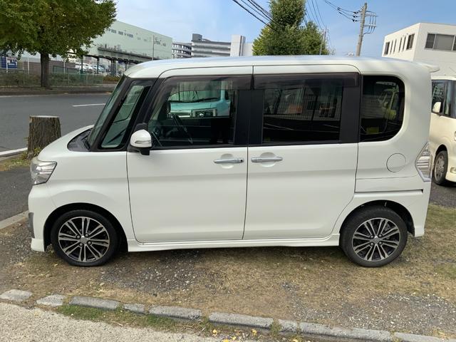 タント カスタムＲＳ　ＳＡ　ワンオーナー　平成２７年から令和７年までの整備記録簿　衝突被害軽減ブレーキ　８型ナビ　Ｂカメラ　Ｂｌｕｅｔｏｏｔｈ　ＵＳＢ＆ＨＤＭＩ　両側自動ドア　ＬＥＤ　オートライト　ブリジストン製タイヤ１５ＡＷ（4枚目）