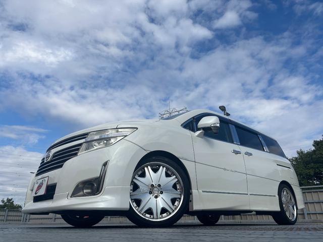 エルグランド 250ハイウェイスターアーバンクロム 社外20インチAW/Bluetooth/両側パワスラ/フリップダウンモニター/8インチALPINEナビ/TV/パワーバックドア/Fエアロ/後席オットマン/ETC(5枚目)