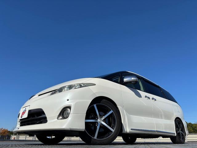 エスティマ アエラス　社外１８インチＡＷ／Ｂｌｕｅｔｏｏｔｈ／ダブルサンルーフ／両側パワスラ／Ｆバンパーモデリスタ／後席オットマン／レーダー探知機／ソナー／バックカメラ／ＥＴＣ（8枚目）