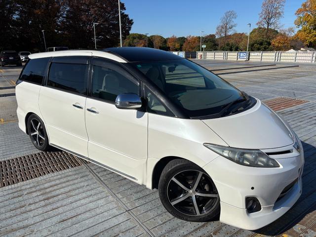 エスティマ アエラス　社外１８インチＡＷ／Ｂｌｕｅｔｏｏｔｈ／ダブルサンルーフ／両側パワスラ／Ｆバンパーモデリスタ／後席オットマン／レーダー探知機／ソナー／バックカメラ／ＥＴＣ（11枚目）