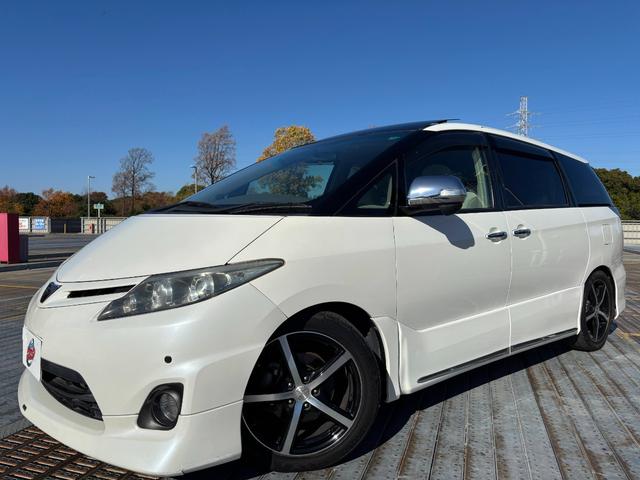 エスティマ アエラス　社外１８インチＡＷ／Ｂｌｕｅｔｏｏｔｈ／ダブルサンルーフ／両側パワスラ／Ｆバンパーモデリスタ／後席オットマン／レーダー探知機／ソナー／バックカメラ／ＥＴＣ（36枚目）