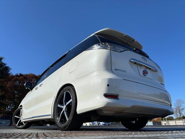 エスティマ アエラス　社外１８インチＡＷ／Ｂｌｕｅｔｏｏｔｈ／ダブルサンルーフ／両側パワスラ／Ｆバンパーモデリスタ／後席オットマン／レーダー探知機／ソナー／バックカメラ／ＥＴＣ（40枚目）