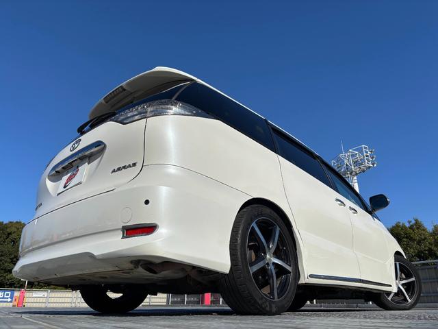 エスティマ アエラス　社外１８インチＡＷ／Ｂｌｕｅｔｏｏｔｈ／ダブルサンルーフ／両側パワスラ／Ｆバンパーモデリスタ／後席オットマン／レーダー探知機／ソナー／バックカメラ／ＥＴＣ（53枚目）