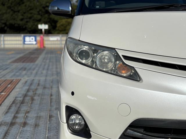 エスティマ アエラス　社外１８インチＡＷ／Ｂｌｕｅｔｏｏｔｈ／ダブルサンルーフ／両側パワスラ／Ｆバンパーモデリスタ／後席オットマン／レーダー探知機／ソナー／バックカメラ／ＥＴＣ（62枚目）