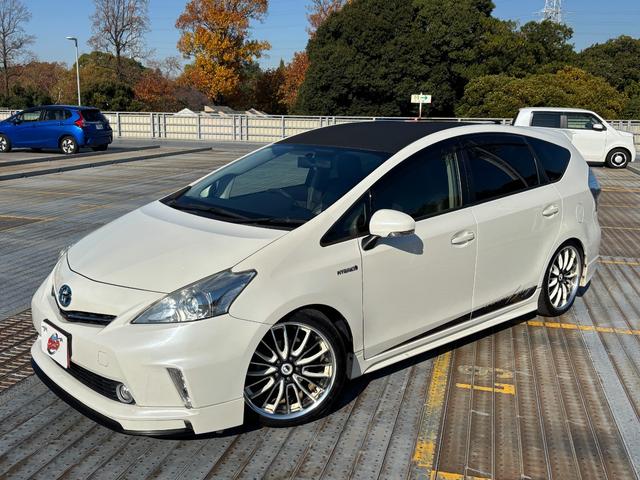 プリウスアルファ S 社外19インチAW/Bluetooth/カロッツェリアナビ/ALPINEフリップダウンモニター/社外マフラー/社外エアロ/社外スピーカー/バックカメラ/ETC(14枚目)