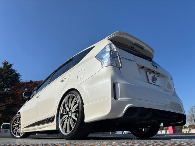 プリウスアルファ S 社外19インチAW/Bluetooth/カロッツェリアナビ/ALPINEフリップダウンモニター/社外マフラー/社外エアロ/社外スピーカー/バックカメラ/ETC(25枚目)