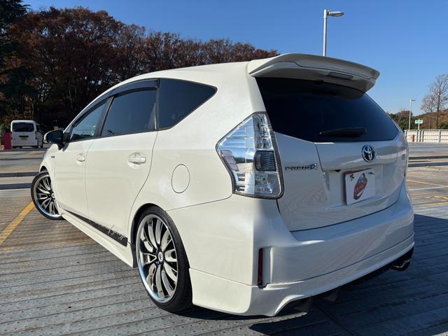 プリウスアルファ S 社外19インチAW/Bluetooth/カロッツェリアナビ/ALPINEフリップダウンモニター/社外マフラー/社外エアロ/社外スピーカー/バックカメラ/ETC(32枚目)