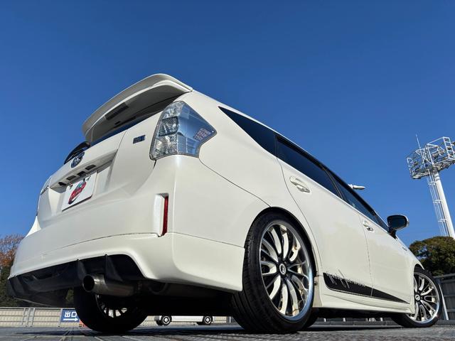 プリウスアルファ S 社外19インチAW/Bluetooth/カロッツェリアナビ/ALPINEフリップダウンモニター/社外マフラー/社外エアロ/社外スピーカー/バックカメラ/ETC(36枚目)