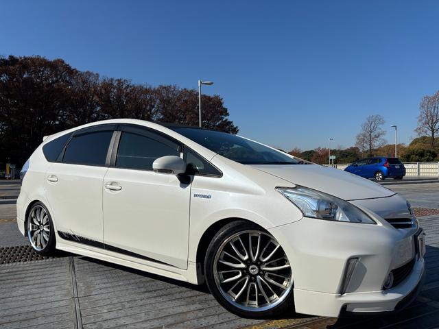 プリウスアルファ S 社外19インチAW/Bluetooth/カロッツェリアナビ/ALPINEフリップダウンモニター/社外マフラー/社外エアロ/社外スピーカー/バックカメラ/ETC(50枚目)