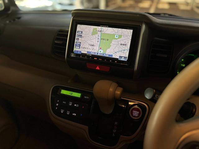 N-BOX G・Lパッケージ 社外14インチAW/カロッツェリアナビ/左側パワスラ/スマートキー/フルフラットシート/アイドリングストップ/TV(18枚目)