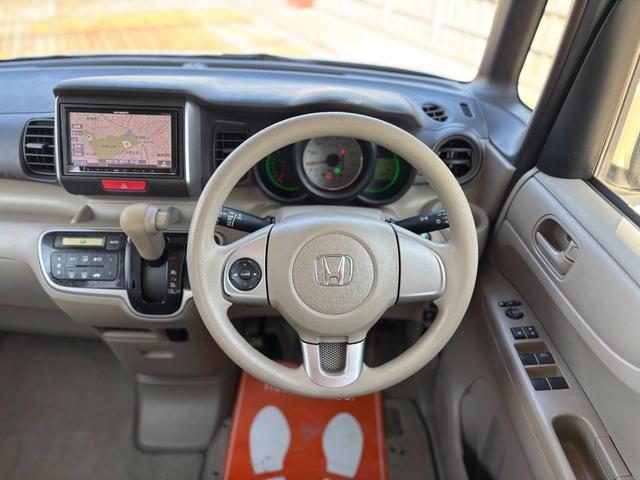 N-BOX G・Lパッケージ 社外14インチAW/カロッツェリアナビ/左側パワスラ/スマートキー/フルフラットシート/アイドリングストップ/TV(65枚目)