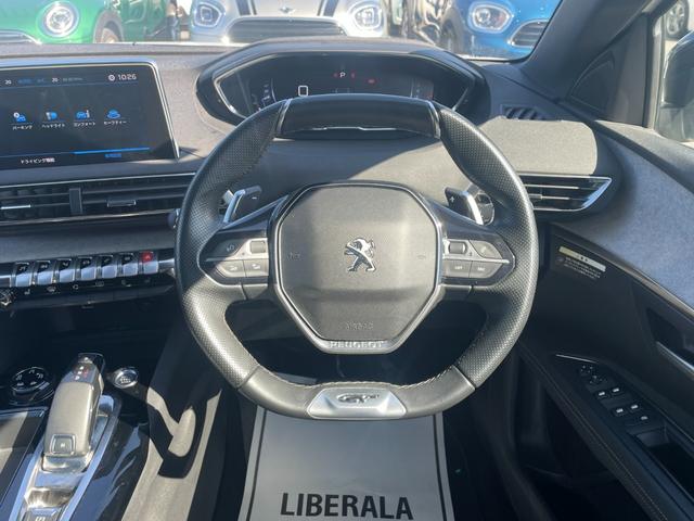 3008 GT ブルーHDi ブラックパック サンルーフ ファーストクラスPKG ハーフレザー パワーシート シートヒーター 純正ディスプレイオーディオ 360°カメラACC BSM LKA ワイヤレスチャージ アンビエントライト ETC(10枚目)