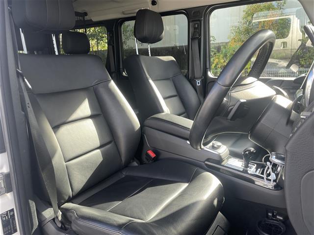 Gクラス G350d G63仕様 G63アルミ G63グリル ラグジュアリーPKG サンルーフ 黒本革シート harman/kardonサラウンド 全席シートヒーター ディストロニック+ BSM メモリー付パワーシート(25枚目)