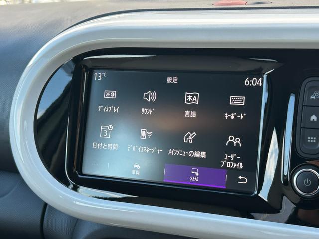 トゥインゴ ＥＤＣ　ＥＴＣ　ドライブレコーダー　バックカメラ　ＢＴオーディオ　スマートフォンミラーリング　クルーズコントロール　パーキングアシスト　レーンキープアシスト　フロアマット　純正ドアバイザー　純正アルミ（14枚目）