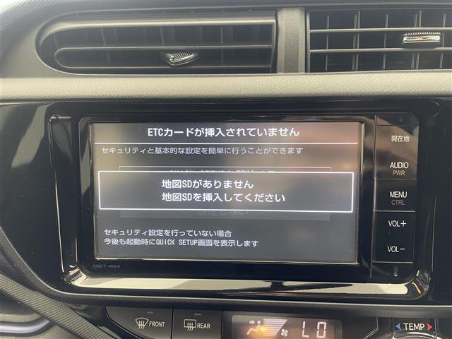 アクア Ｓ　ＳＤナビ　ＥＴＣ　バックカメラ　フルセグ　シートヒーター　ＤＶＤ再生　オートライト　Ｂｌｕｅｔｏｏｔｈ接続　スマートキー　盗難防止システム　アイドリングストップ　横滑り防止装置　エアバッグ　エアコン（5枚目）