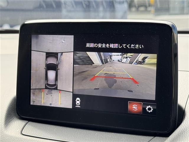 ＭＡＺＤＡ２ １５Ｓ　スマートエディション　禁煙車／純正ナビ／全方位カメラ／レーンキープアシスト／クリアランスソナー／衝突軽減ブレーキ／ブラインドスポットモニター／ＬＥＤヘッドライト／前後ドライブ／ＥＴＣ／純正フロアマット／プッシュスタート（7枚目）