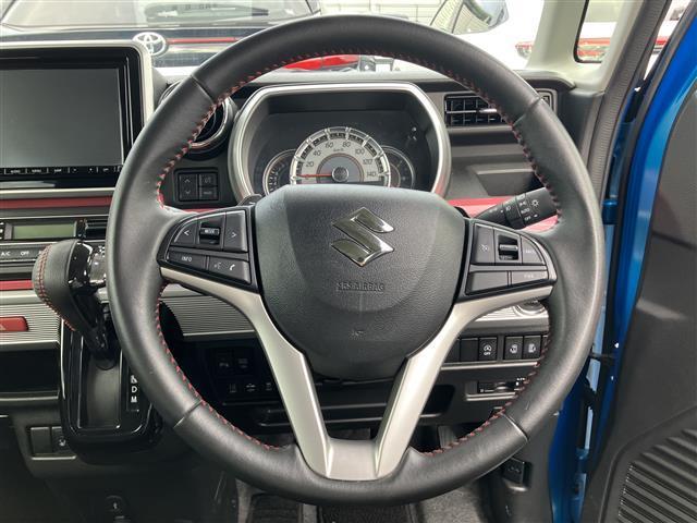 スペーシアカスタム ハイブリッドＸＳターボ　禁煙車／純正８インチナビ／両側パワースライドドア／シートヒーターＤ席／ビルトインＥＴＣ／ドライブレコーダー／クルーズコントロール／全方位／バックカメラ／ＬＥＤライト／レーンンキープアシスト／ＡＨＳ（11枚目）