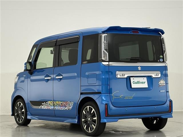 スペーシアカスタム ハイブリッドＸＳターボ　禁煙車／純正８インチナビ／両側パワースライドドア／シートヒーターＤ席／ビルトインＥＴＣ／ドライブレコーダー／クルーズコントロール／全方位／バックカメラ／ＬＥＤライト／レーンンキープアシスト／ＡＨＳ（31枚目）