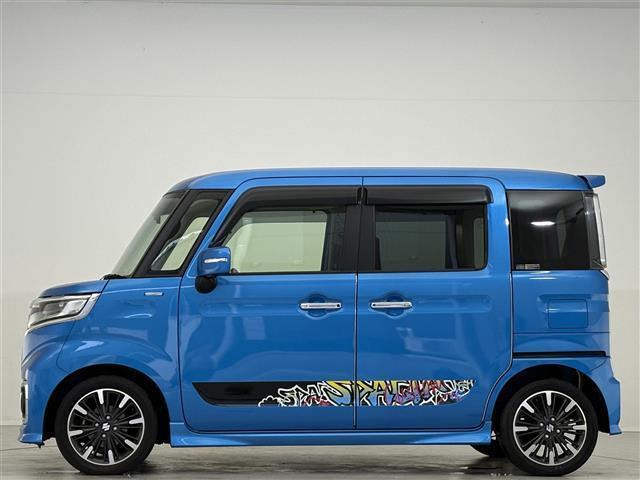 スペーシアカスタム ハイブリッドＸＳターボ　禁煙車／純正８インチナビ／両側パワースライドドア／シートヒーターＤ席／ビルトインＥＴＣ／ドライブレコーダー／クルーズコントロール／全方位／バックカメラ／ＬＥＤライト／レーンンキープアシスト／ＡＨＳ（32枚目）