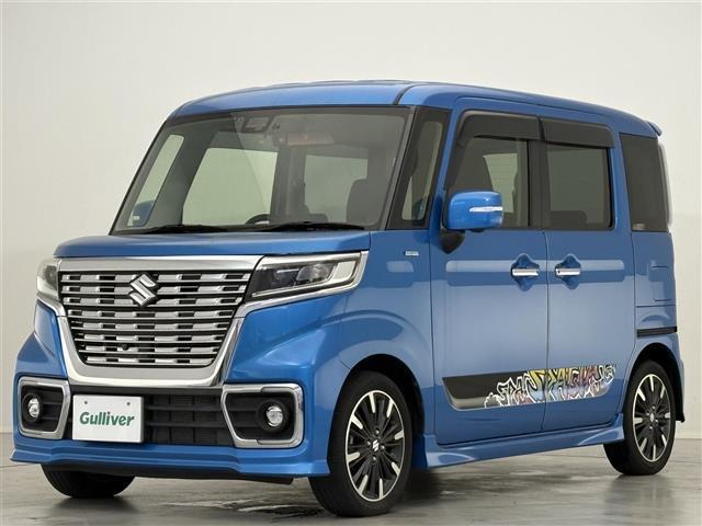 スペーシアカスタム ハイブリッドＸＳターボ　禁煙車／純正８インチナビ／両側パワースライドドア／シートヒーターＤ席／ビルトインＥＴＣ／ドライブレコーダー／クルーズコントロール／全方位／バックカメラ／ＬＥＤライト／レーンンキープアシスト／ＡＨＳ（33枚目）