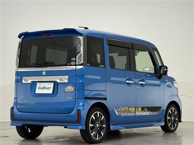 スペーシアカスタム ハイブリッドＸＳターボ　禁煙車／純正８インチナビ／両側パワースライドドア／シートヒーターＤ席／ビルトインＥＴＣ／ドライブレコーダー／クルーズコントロール／全方位／バックカメラ／ＬＥＤライト／レーンンキープアシスト／ＡＨＳ（35枚目）