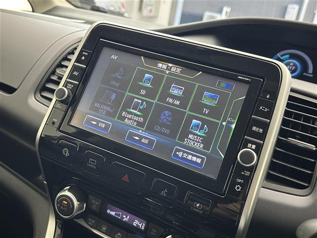 セレナ ｅ－パワー　ＸＶ　禁煙車／純正９インチナビ／全方位カメラ／両側電動スライドドア／プロパイロット／エマージェンシーブレーキ／クリアランスソナー／ＬＥＤヘッドライト／前席シートヒーター／ステアリングヒーター／ＥＴＣ（4枚目）