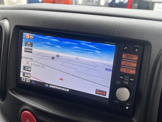 キューブ １５Ｘ　Ｖセレクション　禁煙車／純正７インチナビ／ＣＤ／ＤＶＤ／ＴＶ／ＡＵＸ／ベンチシート／ＥＴＣ（5枚目）