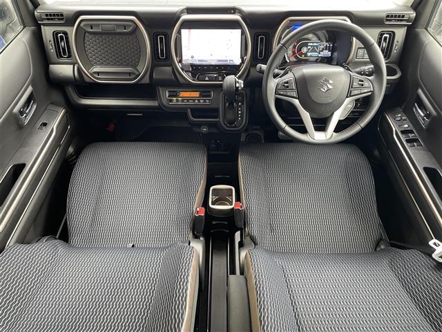 ハスラー ＪスタイルＩＩターボ　禁煙車／純正９インチナビ／Ｂｌｕｅｔｏｏｔｈ／ＵＳＢ／ＣＤ／ＤＶＤ／Ａｐｐｌｅ　Ｃａｒ　Ｐｌａｙ／Ａｎｄｒｏｉｄ　Ａｕｔｏ／全方位カメラ／追従クルーズコントロール／シートヒーター／パドルシフト／ＥＴＣ（4枚目）