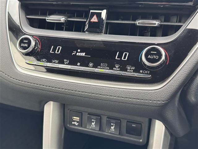 カローラクロス ハイブリッド　Ｚ　禁煙車／純正９インチナビ／Ｂｌｕｅｔｏｏｔｈ／ＵＳＢ／フルセグ／ハーフレザーシート／シートヒーター／パワーシート／パワーリアゲート／追従クルーズコントロール／ＬＥＤヘッドライト／電子パーキング／ＥＴＣ（18枚目）
