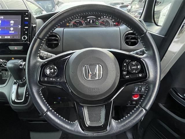 Ｎ－ＢＯＸカスタム Ｌターボ　禁煙車／純正８型ナビ／両側パワースライドドア／ハーフレザーシート／バックカメラ／追従クルコン／レーンキープアシスト／リアソナー／ＬＥＤ／オートハイビーム／ビルトインＥＴＣ／シートヒーター／ドラレコ（10枚目）