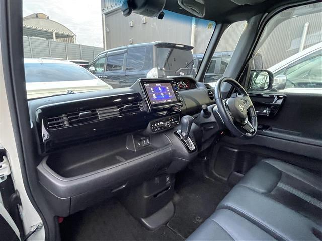 Ｎ－ＢＯＸカスタム Ｌターボ　禁煙車／純正８型ナビ／両側パワースライドドア／ハーフレザーシート／バックカメラ／追従クルコン／レーンキープアシスト／リアソナー／ＬＥＤ／オートハイビーム／ビルトインＥＴＣ／シートヒーター／ドラレコ（21枚目）