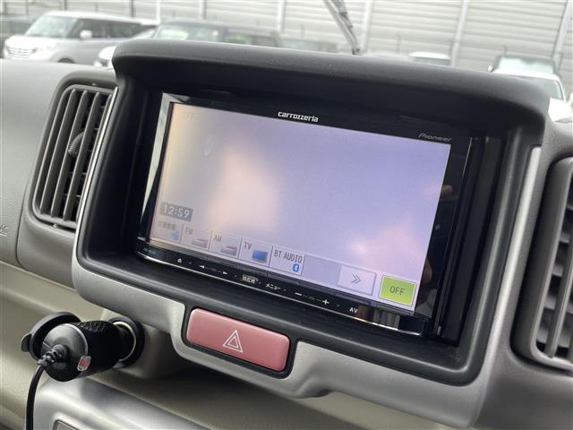 エブリイワゴン JPターボ 禁煙車/社外ナビ/両側イージークローザードア/4WD/レーンキープアシスト/リアソナー/衝突軽減ブレーキ/ETC/前方ドライブレコーダー/D席シートヒーター/純正フロアマット/ドアバイザー(6枚目)