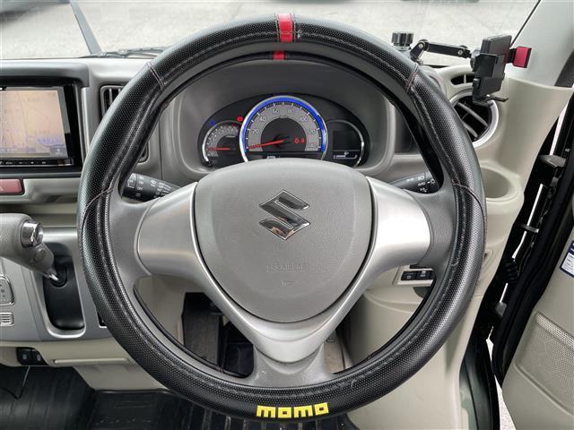 エブリイワゴン JPターボ 禁煙車/社外ナビ/両側イージークローザードア/4WD/レーンキープアシスト/リアソナー/衝突軽減ブレーキ/ETC/前方ドライブレコーダー/D席シートヒーター/純正フロアマット/ドアバイザー(11枚目)