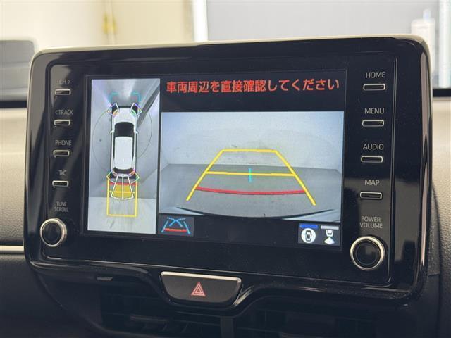 ヤリスクロス ハイブリッドＺ　禁煙車／純正８インチナビ／全方位カメラ／クリアランスソナー／追従クルーズコントロール／ＥＴＣ／前後ドライブレコーダー／ハーフレザーシート／シートヒーター／ステアリングヒーター／ＬＥＤヘッドライト（6枚目）