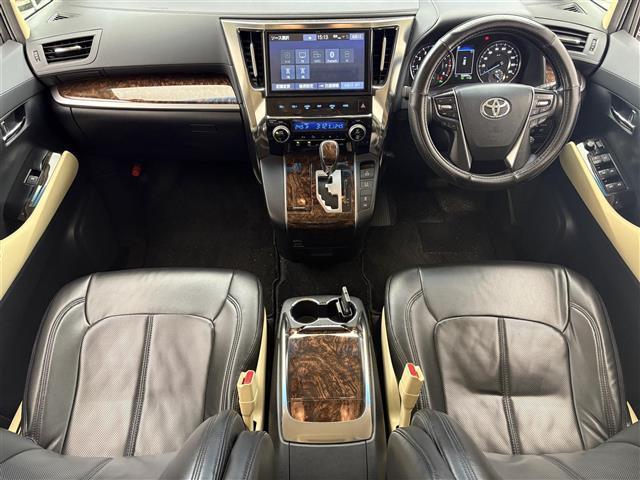 アルファード 2.5X 禁煙車/純正10型ナビ/純正フリップダウンモニター/両側パワースライドドア/レーダークルコン/クリアランスソナー/ブラインドスポットモニター/LED/オートハイビーム/デジタルインナーミラー/ETC(4枚目)