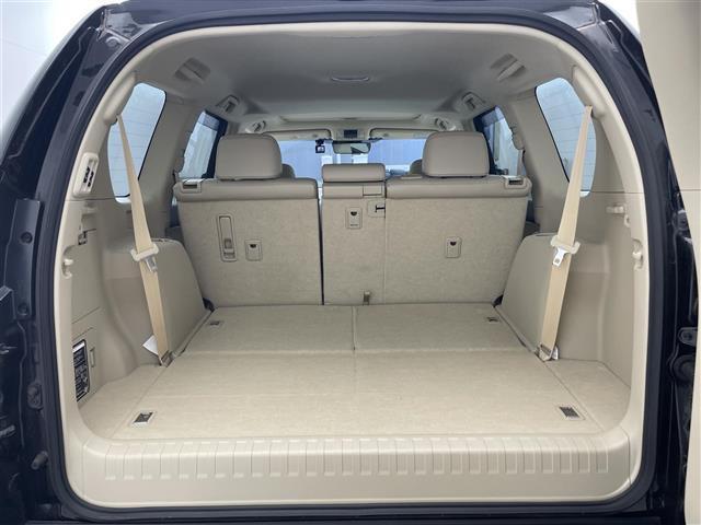 ランドクルーザープラド ＴＸ　Ｌパッケージ　マットブラックエディション　禁煙車／純正９インチナビ／バックカメラ／サンルーフ／追従クルーズコントロール／ＥＴＣ／前後ドライブレコーダー／シートヒーター／パワーシート／コーナーセンサー／電動格納サードシート／本革シート／ＬＥＤ（30枚目）