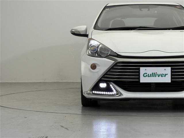 アクア Ｇ　Ｇ’ｓ　禁煙車／純正ナビ／バックカメラ／クルーズコントロール／ＥＴＣ／ハーフレザーシート／ステアリングスイッチ／ＬＥＤヘッドライト／オートライト／オートハイビーム／ドライブレコーダー／スペアキー（28枚目）