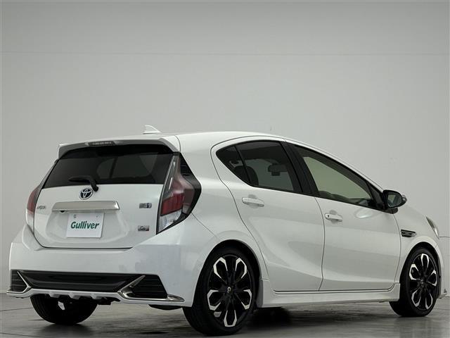 アクア Ｇ　Ｇ’ｓ　禁煙車／純正ナビ／バックカメラ／クルーズコントロール／ＥＴＣ／ハーフレザーシート／ステアリングスイッチ／ＬＥＤヘッドライト／オートライト／オートハイビーム／ドライブレコーダー／スペアキー（35枚目）