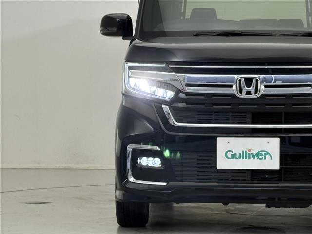 N-BOXカスタム Lターボ 禁煙車/純正8インチナビ/Bluetooth/DVD/フルセグ/AppleCarPLay/Andoroid/側電動スライド/ハーフレザー/バックカメラ/リアソナー/フル追従クルーズコントロール(28枚目)