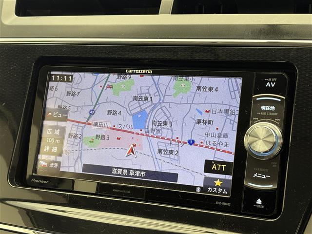 プリウスアルファ Sツーリングセレクション 社外7インチナビ DVD/CD/Bluetooth/SD/フルセグ/ビルトインETC/ステアリングスイッチ/デジタルインナーミラー/電動格納ミラー/コーナーセンサー(前後)/スマートキー(5枚目)