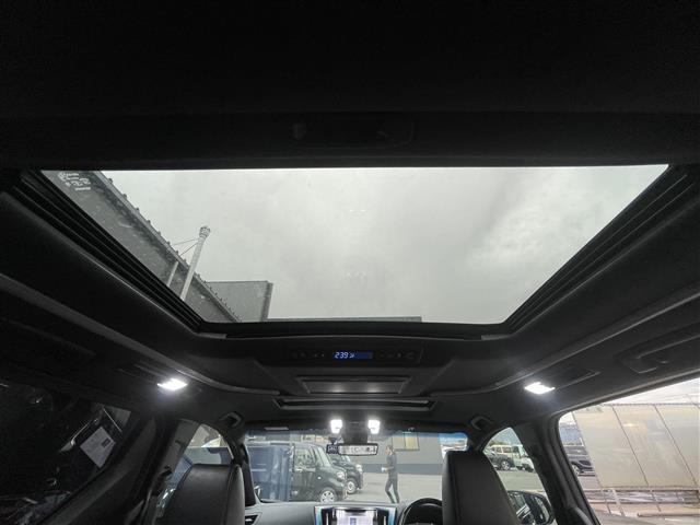 アルファード 2.5S タイプゴールド 禁煙車/純正9インチディスプレイ/クリアランスソナー/モデリスタエアロ/追従クルーズコントロール/BSM/サンルーフ/デジタルインナーミラー/オートハイビーム/LEDヘッドライト/ドラレコ(9枚目)