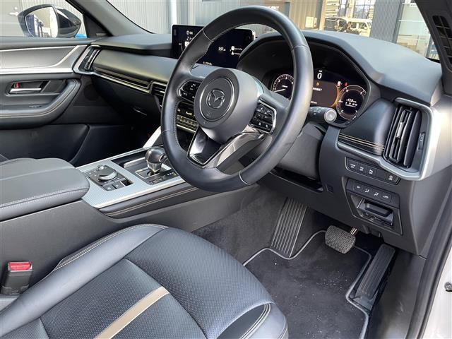 ＣＸ－６０ ＸＤ－ハイブリッド　エクスクルーシブスポーツ　禁煙車／純正１２．３インチナビ／レザーシート／ＢＯＳＥサウンド／全方位カメラ／追従クルーズコントロール／クリアランスソナー／ＢＳＭ／衝突軽減／ドラレコ／４ＷＤ／シートヒーター（22枚目）