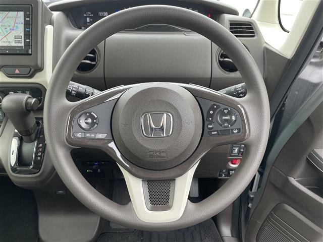 N-BOX EX 禁煙車/純正ナビ/Bluetooth/USB/CD/バックカメラ/両側電動スライドドア/レーンキープ/衝突軽減/LEDヘッドライト/オートライト/オートハイビーム/リアソナー/ドラレコ(前)/ETC(11枚目)